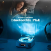 KESGİN MARKET® Waves Nostalji Plak Görünümlü Bluetooth Hoparlör 3d Ses Dalgası Retro Müzik Plak Mavi