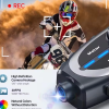 KESGİN MARKET® Q29 Motosiklet Kask Bluetooth Kulaklık Eşleşmeli 1080p Kamera Geniş Açı Su Geçirmez Intercom