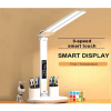 KESGİN MARKET® Led Dokunmatik Katlanabilir Masa Lambası Takvim Sıcaklık Saat Şarjlı Masa Lambası