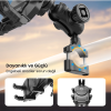 KESGİN MARKET® Gidon Bağlantılı Güneş Ve Yağmur Korumalı 360° Derece Ayarlanabilir Motosiklet Bisiklet Telefon Tutucu