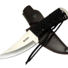 KESGİN MARKET® Crkt Scrub Fixed 2712 Wy Kamp / Outdoor Bıçak 22,5cm - İpli Sap, Deri Kılıflı