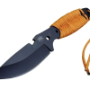 KESGİN MARKET® Gear Assault 0238trn Kamp Bıçağı 22,5 Cm - Turuncu, Metal İpli Sap