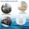 KESGİN MARKET® 6 Lı Su Sızdırmaz Banyo Mutfak Lavabo Küvet İzolasyon Şerit Bant Pratik Ürün