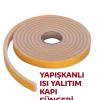 KESGİN MARKET® 5 Adet 3 Metre Yapışkanlı Kapı Bandı Isı Yalıtım Süngeri