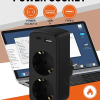 KESGİN MARKET® Çoklu Priz Yüksek Gerilim Korumalı 2’li Priz 1xusb 1xtype-c Çıkışlı Grup Priz Çoğaltıcı