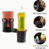 KESGİN MARKET® 2’si 1 Arada Ayarlanabilir Araç Bardak Tutucu, Genişleyebilir Üst Kısım 3”-6.2”, Şişe Adaptörü, Araba Organizatörü, Dayanıklı Taban, Ramblers Hydroflask Uyumlu, Modern Araç Düzenleyic