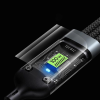 KESGİN MARKET® 3in1 100w Hızlı Şarj Ve Data Kablosu, 1.2m Halat Örgü Kırılmaz Uç, Usb-c Lightning Micro Uyumlu, Dayanıklı Çoklu Cihaz Şarj Kablosu