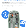 KESGİN MARKET® Bluetooth Usb Çift Modlu Sessiz Mouse, Şeffaf Mıknatıslı Kapaklı, Type-c Şarjlı, Dpı Ayarlı, Kablosuz 10m Çekim Mesafeli, Masaüstü Kısayol Tuşlu, Taşınabilir Şarjlı Mouse Siyah