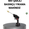 KESGİN MARKET® Kablosuz Basınçlı Yıkama Makinesi – 48V Güçlü Motor, 2 Pil ve Köpük Hazneli