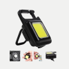 KESGİN MARKET® Şarjlı COB LED Anahtarlık Fener – 4 Modlu, Manyetik ve Katlanabilir Standlı