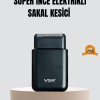 KESGİN MARKET® Kompakt Şarjlı Tıraş Makinesi Çift Yönlü Bıçaklı 45 Dakika Kullanım Süreli