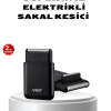KESGİN MARKET® Elektrikli Tıraş Makinesi Çift Başlıklı Ultra İnce Tasarım