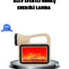 Alev Efektli Solar Lamba COB Işıklı Taşınabilir Bahçe Kamp Aydınlatma