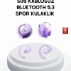 S05 Bluetooth 5.3 Kulaklık IPX4 Su Geçirmez Hızlı Eşleşme Güçlü Stereo Ses