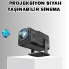 KESGİN MARKET ® Taşınabilir Akıllı Projeksiyon HDMI USB Uyumlu Oyun Destekli Kompakt