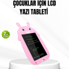 Esnek LCD Çizim Tableti Kağıtsız Yazı Tahtası Tek Tuş Silme Düğme Pilli
