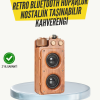 Klasik Görünümlü Bluetooth Hoparlör 360 Derece Stereo ve FM Radyo