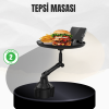 Universal Araç İçi Bardaklık Tepsisi 9 İnç Yemek Alanı ve Telefon Standlı