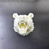 Özel Tasarım Beyaz Ayı Duvar Aksesuarı 3D Dekoratif Heykel 25x19 cm