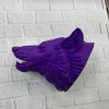 Dekoratif Mor Kurt Duvar Heykeli Asılabilir Hediyelik 25x19 cm