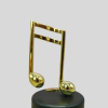 KESGİN MARKET®Dönen Nota Figürlü Müzik Box Işıltılı Dekoratif Tasarım