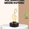KESGİN MARKET®Sol Anahtarı Temalı Döner Müzik Kutusu Melodili Dekoratif Ürün