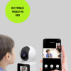 KESGİN MARKET®WiFi İç Mekan Kamera 2K Gece Görüşlü Çift Yönlü Görüntü Konuşma Destekli