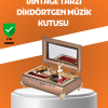 KESGİN MARKET®Müzikli Balerin Figürlü Takı Kutusu Piyano Desenli Dekoratif