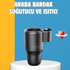 KESGİN MARKET®Dijital Ekranlı Akıllı Bardaklık Araç İçi Termal Isıtıcı Soğutucu