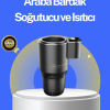 KESGİN MARKET®Araç İçi Isıtıcı Soğutucu Bardaklık 60°C Isıtma -4°C Soğutma