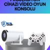 Oyun Konsolu Uyumlu Kablosuz Projeksiyon Cihazı Ev Sinema Deneyimi
