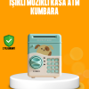 Su Yeşili ATM Kasa Görünümlü Elektronik Şifreli Çocuk Kumbarası