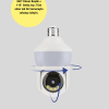 360° Full HD Wi-Fi Akıllı Ampül Kamera Gece Görüşlü
