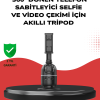 Telefon ve Kamera Uyumlu 360° Otomatik Takipli Akıllı Masa Tripodu