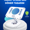 Katlanabilir Tablet Standı Ayarlanabilir Kaymaz Şeffaf Tasarım