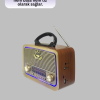 Nostalji Bluetooth Radyo FM AM SW Ahşap Eskitme Tasarım