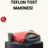 Tost Makinesi Geniş Kapasiteli Çıkarılabilir Plaka Üç Kademeli Isı Ayarlı