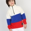 Full Polar Kumaş Yarım Fermuarlı Garnili Erkek Çocuk Günlük Sweatshirt