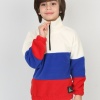 Full Polar Kumaş Yarım Fermuarlı Garnili Erkek Çocuk Günlük Sweatshirt
