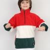 Full Polar Kumaş Yarım Fermuarlı Garnili Erkek Çocuk Günlük Sweatshirt