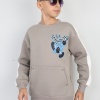 Üç İplik Şardonlu Arka Baskılı Erkek Çocuk Günlük Sweatshirt