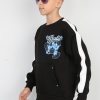 Üç İplik Şardonlu Arka Baskılı Erkek Çocuk Günlük Sweatshirt