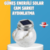 Suya Dayanıklı Güneş Enerjili Cam Şişe Sarkıt Lamba