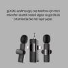 Kablosuz Mikrofon - Telefon Ve Bilgisayar Uyumlu
