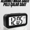 Dijital Masa Saati Termometre Takvim Led Ekran Pilli Ev Ofis Masası
