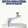 Çok Yönlü Dönebilen Musluk Başlığı 2 Fonksiyonlu Su Akışı