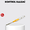 Neon Lambalı Elektrik Kontrol Kalemi Nikel Kaplama 110-220v
