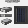 Solar Dış Mekan Aplik Su Geçirmez Dayanıklı Led Aydınlatmalı