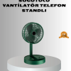 Şarjlı Katlanabilir Mini Fan – 3 Kademe Hız Ayarı, Taşınabilir Tasarım