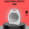 Mini Elektrikli Isıtıcı 2000w – Termostatlı Fanlı Isıtma, Taşınabilir Tasarım